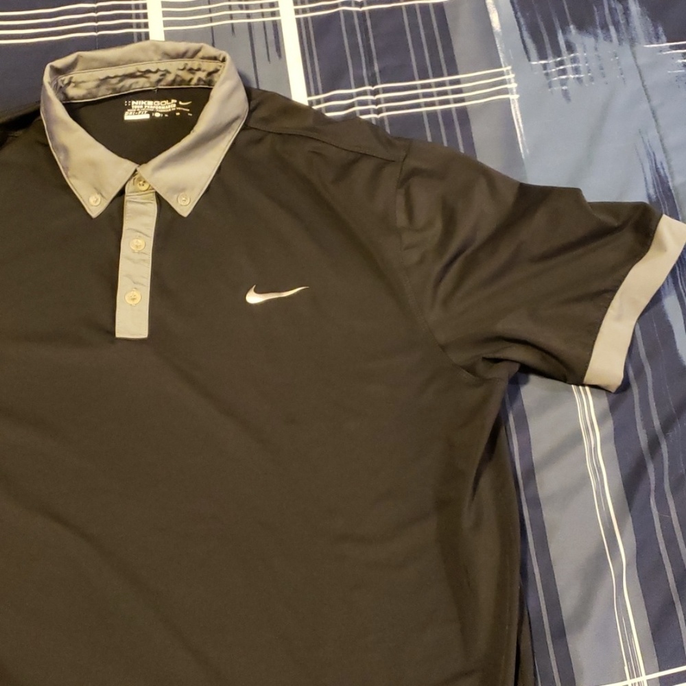 Nike Golf Tour Performance Dri Fit Black Size XL